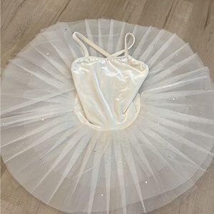 White pancake tutu